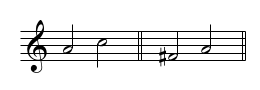 Example of minor 3rds