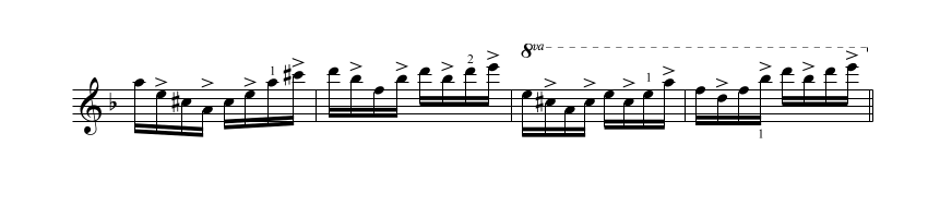 Wieniawski Concerto 2, 3rd movement excerpt 2