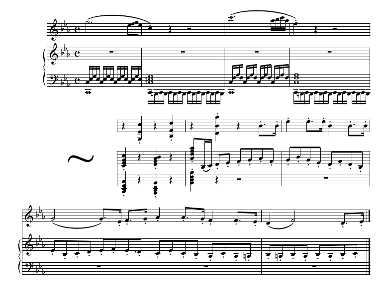 Excerpt from the 1st movement of Violin Sonata No.7 by Beethoven