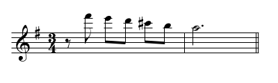 Example of Serenade by R. Fuchs