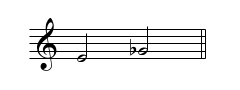 Example of diminished 3rd
