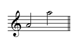 Example of octaves
