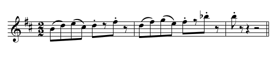 Simplified example of Sym. No.1 but with a wrong note.