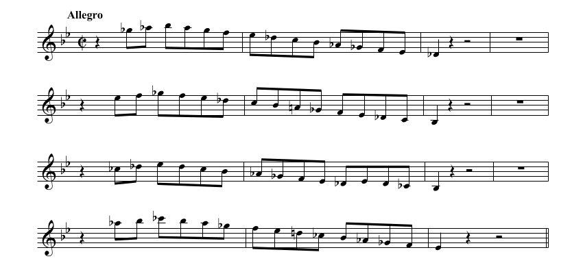 Schubert Symphony No.5, 1st movement excerpt