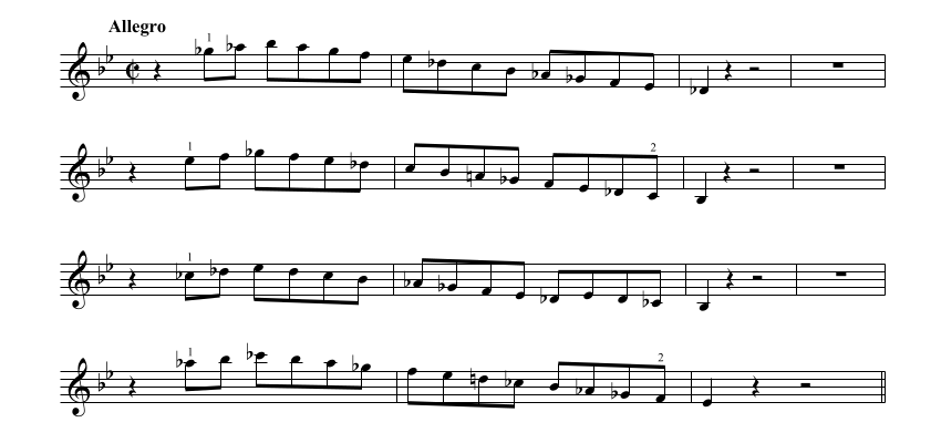 Schubert Symphony No.5, 1st movement excerpt