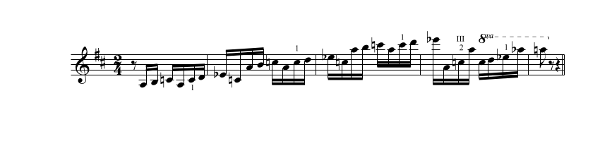 Excerpt from Violin Concerto by Tchaikovsky