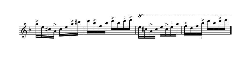 Wieniawski Concerto 2, 3rd movement excerpt 3