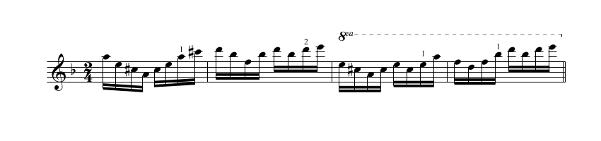 Wieniawski Concerto 2, 3rd movement excerpt